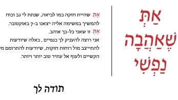 שרשרת את שאהבה נפשי